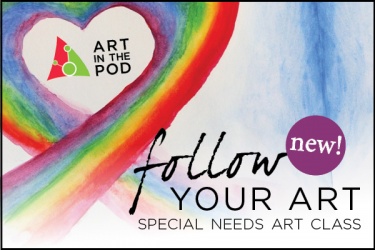 FOLLOW YOUR ART Teen Special Needs Art Class - WINTER 2021 TEEN FOLLOW YOUR ART - WINTER 2021