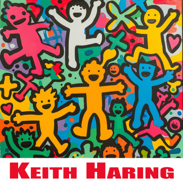 week 2 summer art camp 2024 pm keith haring