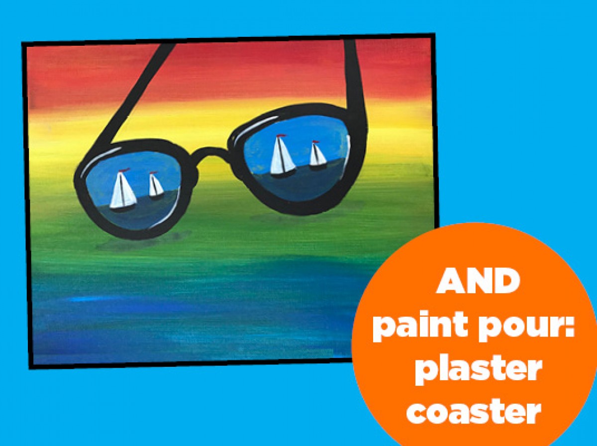 Made in the Shade with Monet - Boat Reflections!