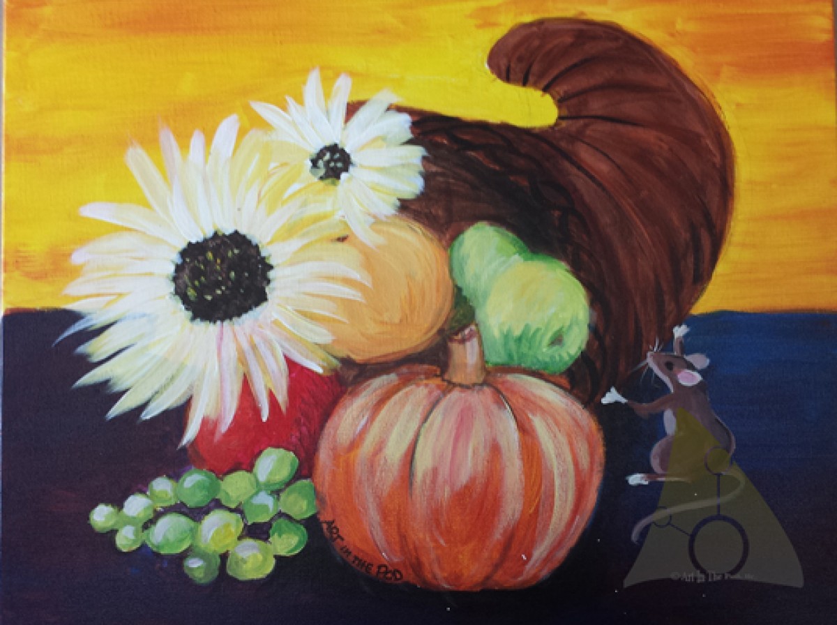 Acrylic Painting - Cornucopia