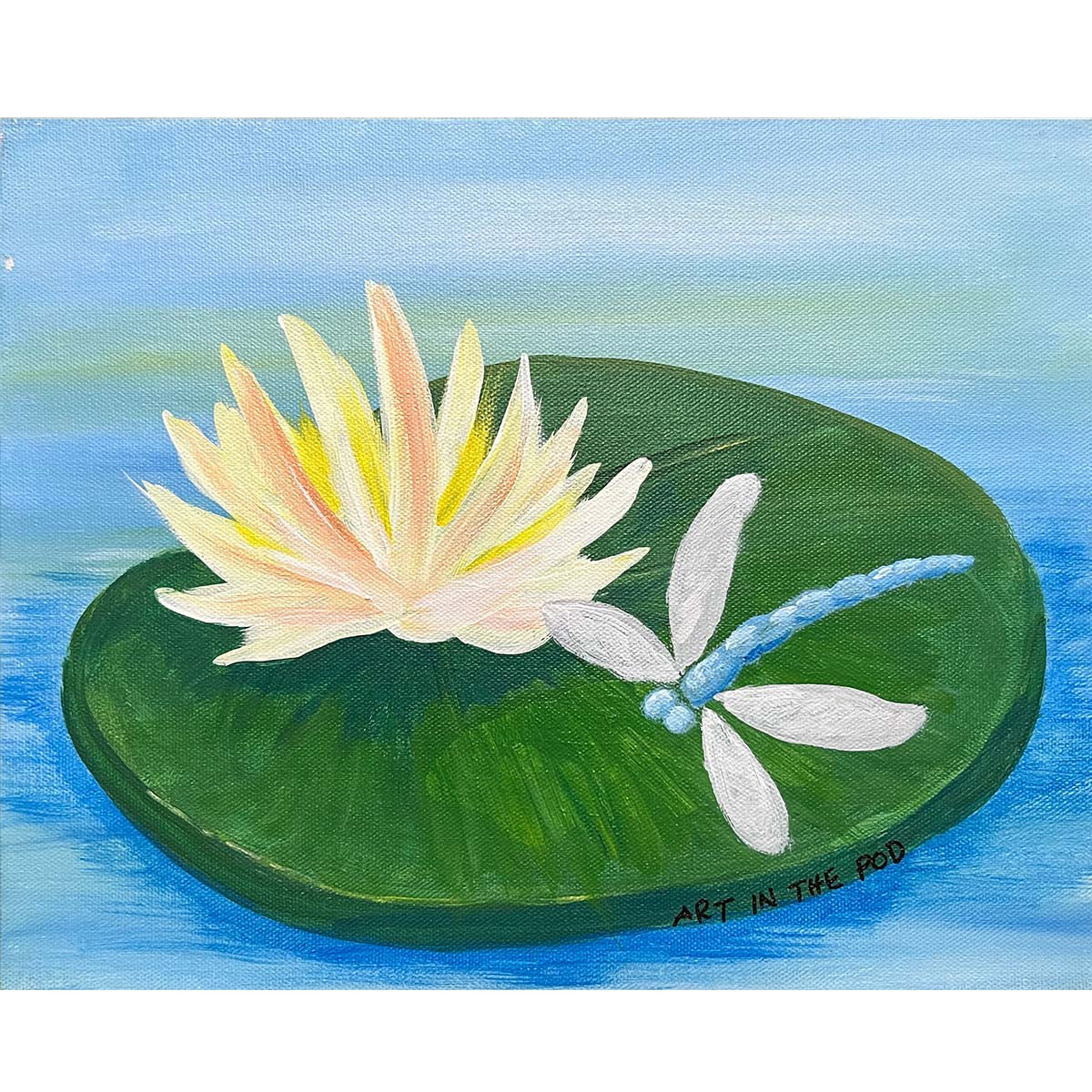 tos-6-13-2022 am around the pond art camp Inspired by Claude Monet