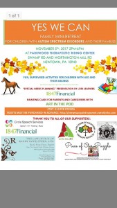 Yes We Can Family Event for Children with Autism and Their Families