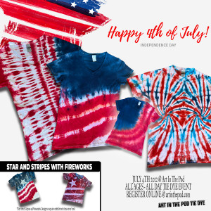 July 4th Tie Dye Event