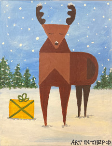 Winter Break Mini Art Camp Friday, December 27th For A Deer Friend! 9-12PM.jpg